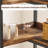 78.1“ Corner Bookcase 5 Tiers with Door and Baffles for Home Office Living Room
