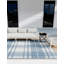 Tapis intérieur / extérieur pour jardin à carreaux bleu-27811586