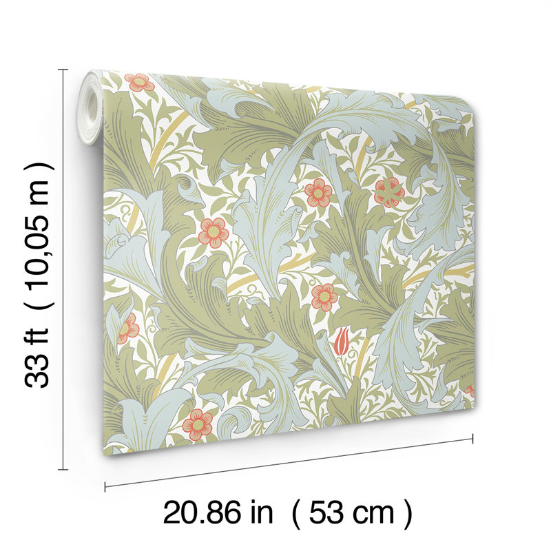 Rouleau de fleurs Granville, Olive