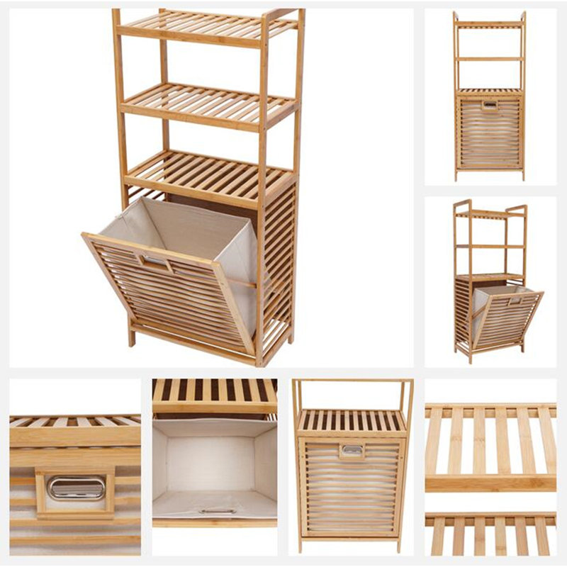 Millwood Pines Bamboo 4-Layer Laundry Hampers & Reviews | Wayfair
