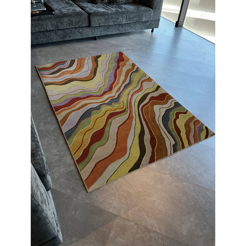 Tapis rectangulaire Bilicki, Rectangle 2 pi 8 po x 5 pi