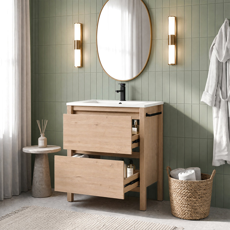 Single Bathroom Vanity with Top