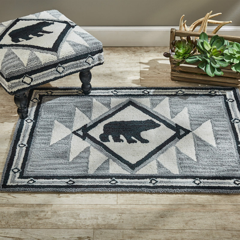 Tapis crocheté Millwood Pines South Western