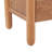 Lane Modern 2-Drawer Nightstand with Open Shelf & Rounded Wood Legs-1899949887