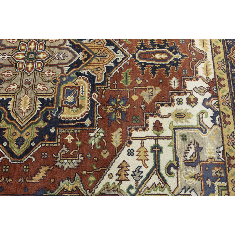 Shontai Wool Floral Rug