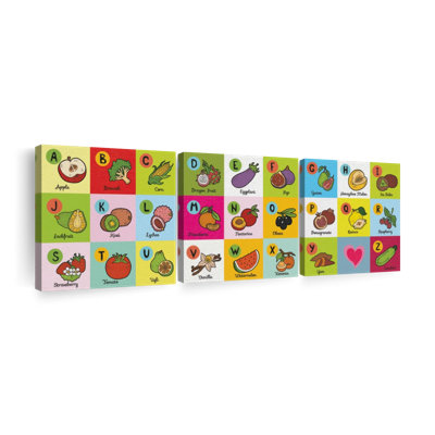 Impression sur toile de fruits et légumes