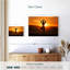 Silhouette de kerrick yoga au coucher du soleil-107867447
