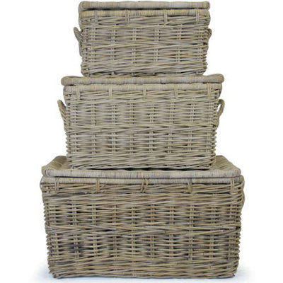 Howes 3 Piece Wicker Trunk