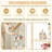 Stuffed Animal Storage House With Wheels, 3 Tier Wooden Toy Organizer For Kids