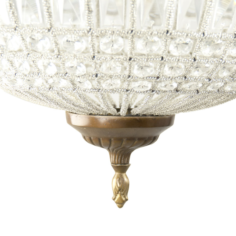 1 - Light Pendant, 14" H x 12.5" W x 12.5" D