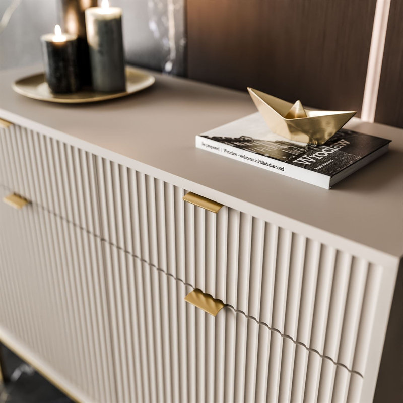 104cm Sideboard, Cashmire/Gold