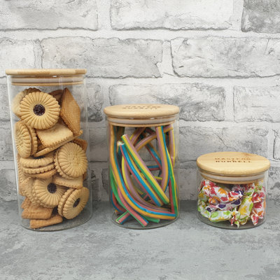 Glass Jar - Set of 3