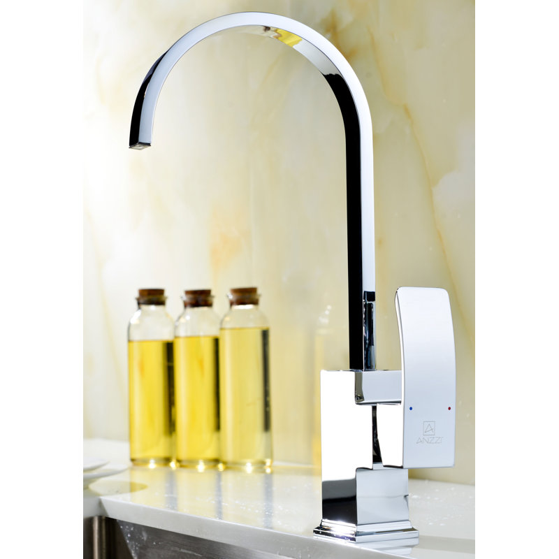 ANZZI Opus Kitchen Faucet, Polished Chrome