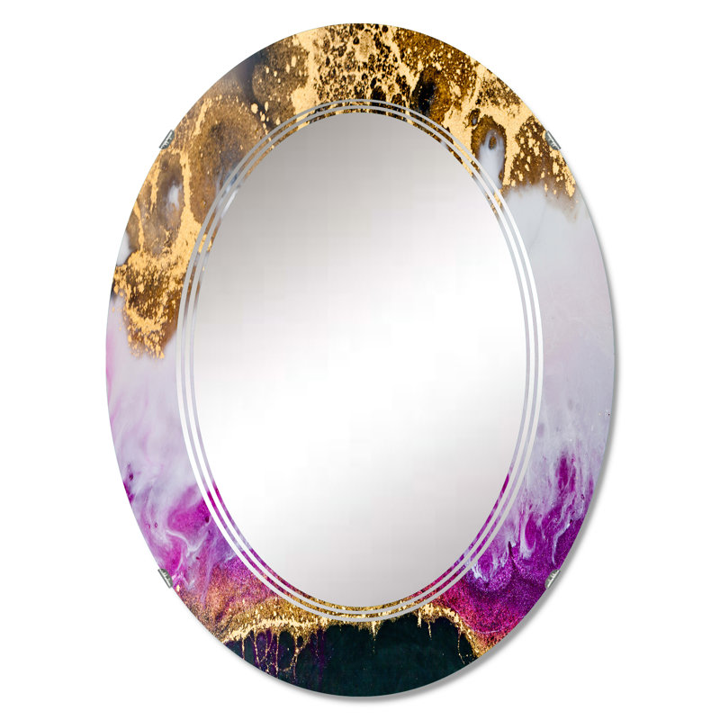 Miroir de salle de bain ovale mural, 36 po x 24 po