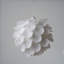 Ornements d'arbre de Noël en forme de pétale blanc avec boules en mousse et boule de neige en mousse pétillante décorations suspendues pour arbre-553764778