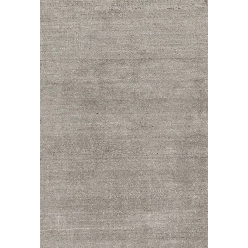 Tapis gris de haute qualité noué à la main Gabbeh, Rectangle 7 pi 9 po x 9 pi 9 po