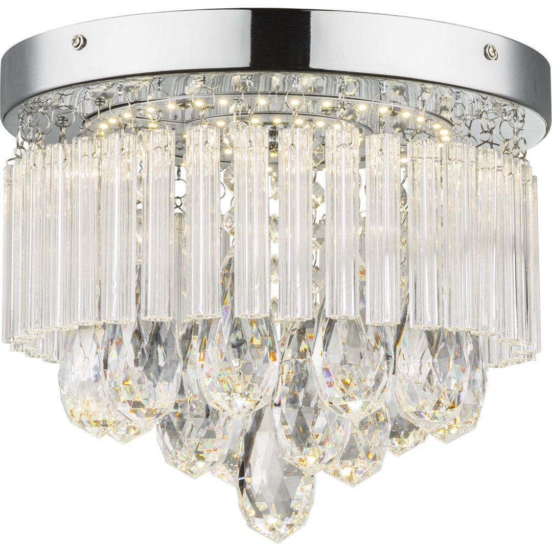 1 Light LED Semi Flush Ceiling Light