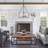 Jairdan 5-Light Dimmable Ripple Glass Drum Chandelier-731802082