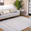 Narine Machine Woven Grey/White Indoor Rug-1546434369
