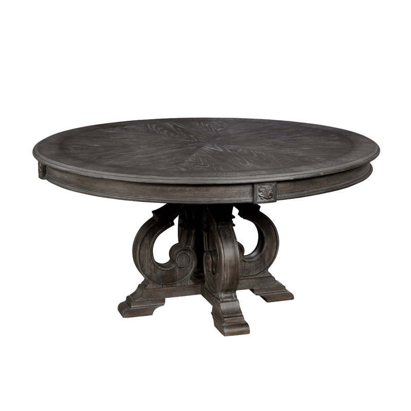 Table de salle à manger 60 po Marblewood, Bois naturel / naturel rustique