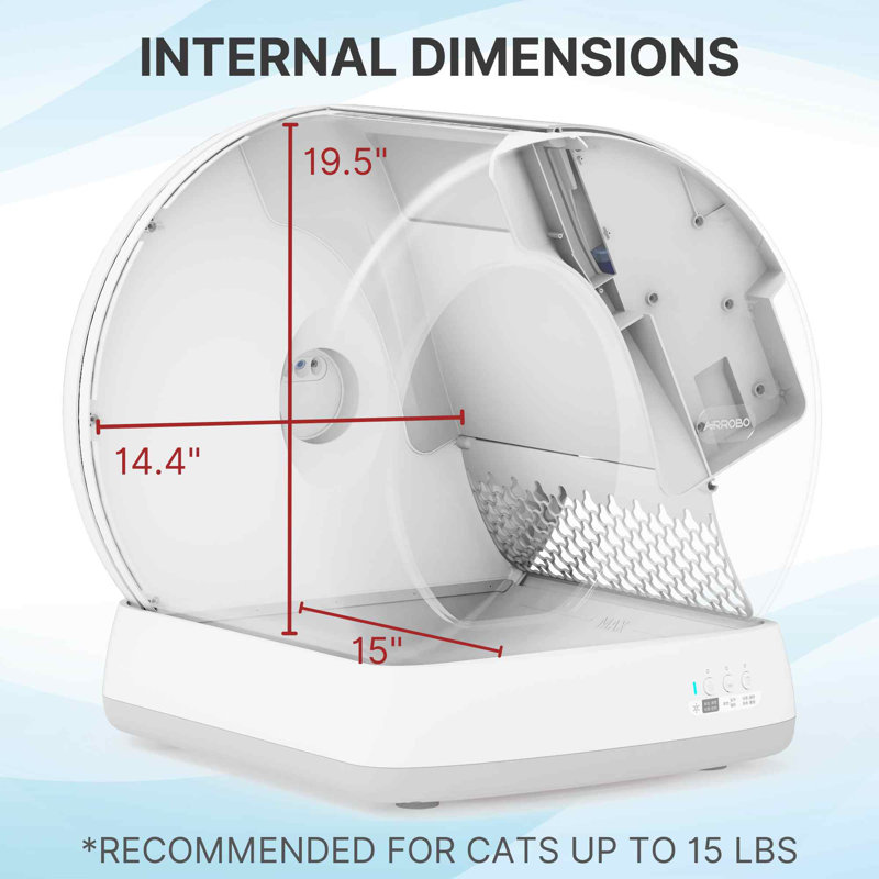 UBPET Pro Automatic, Self-Cleaning Litter Box with App & Camera for Multiple Cats