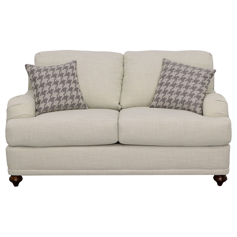 Causeuse Ahron, Tissu gris