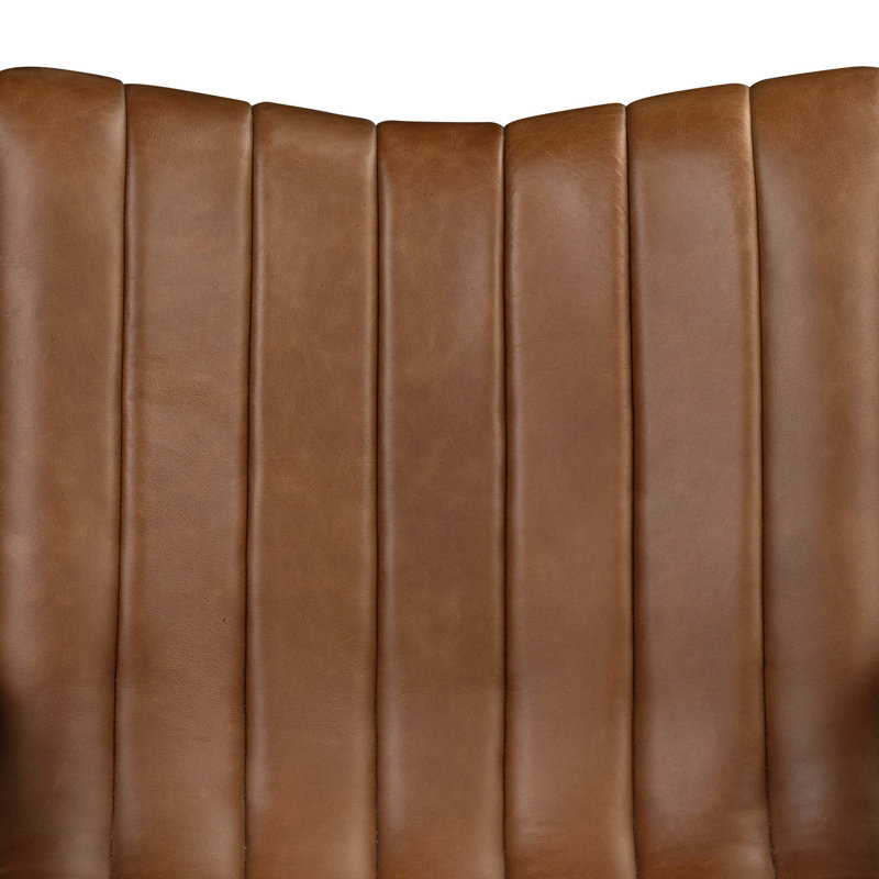 Lemmy Leather Swivel Task Chair