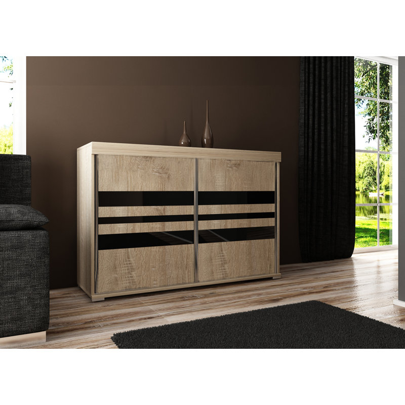 Rhineland 2 - Door Rectangle Accent Cabinet, 94cm H x 120cm W x 45cm D