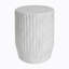 Table d'appoint d'extérieur, blanc