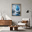 «Blue Tree and Wooden Shack» par Moonlit Lake, art mural sur toile-1093947941