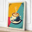 Coffee and Ideas Retro - Wrapped Canvas-131761438-131761439