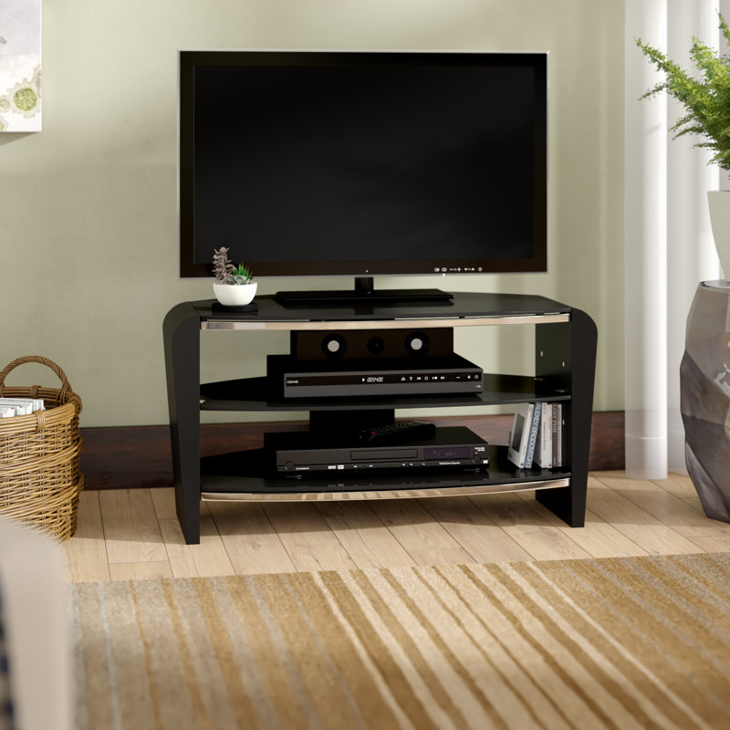 Baily Unfinished TV Stand for TVs up to 60", Black, 140cm