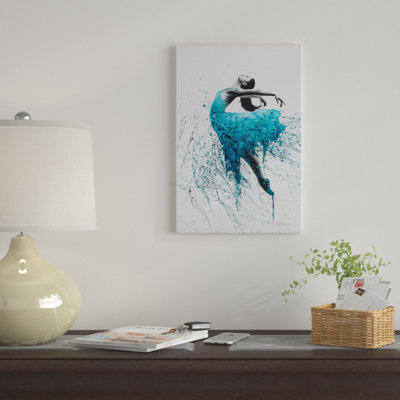 «Kingfisseur Woman», art textuel sur toile