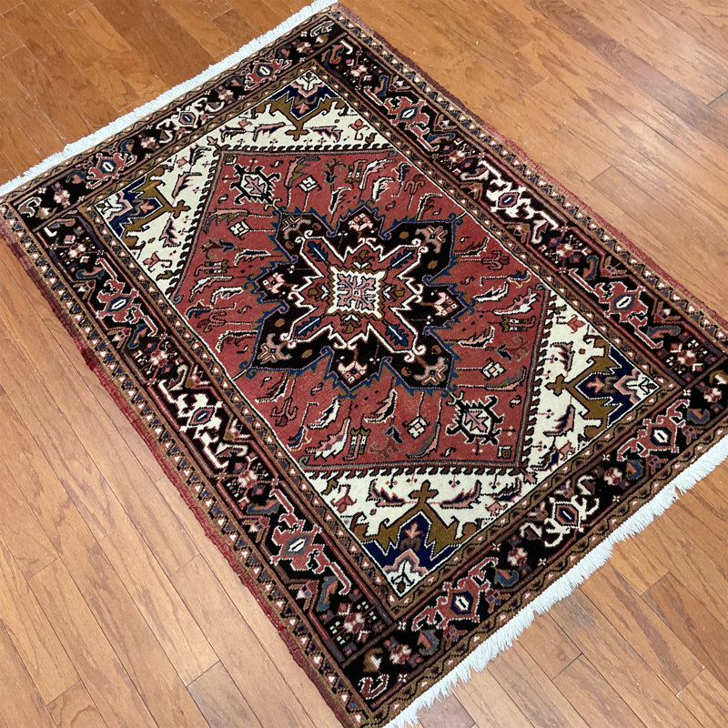  Tapis en laine fait à la main Heriz