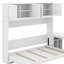 Grand lit escamotable avec bureau et tablettes-979261463