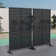 Tall Series Metal Privacy Screen(Set of Two)
