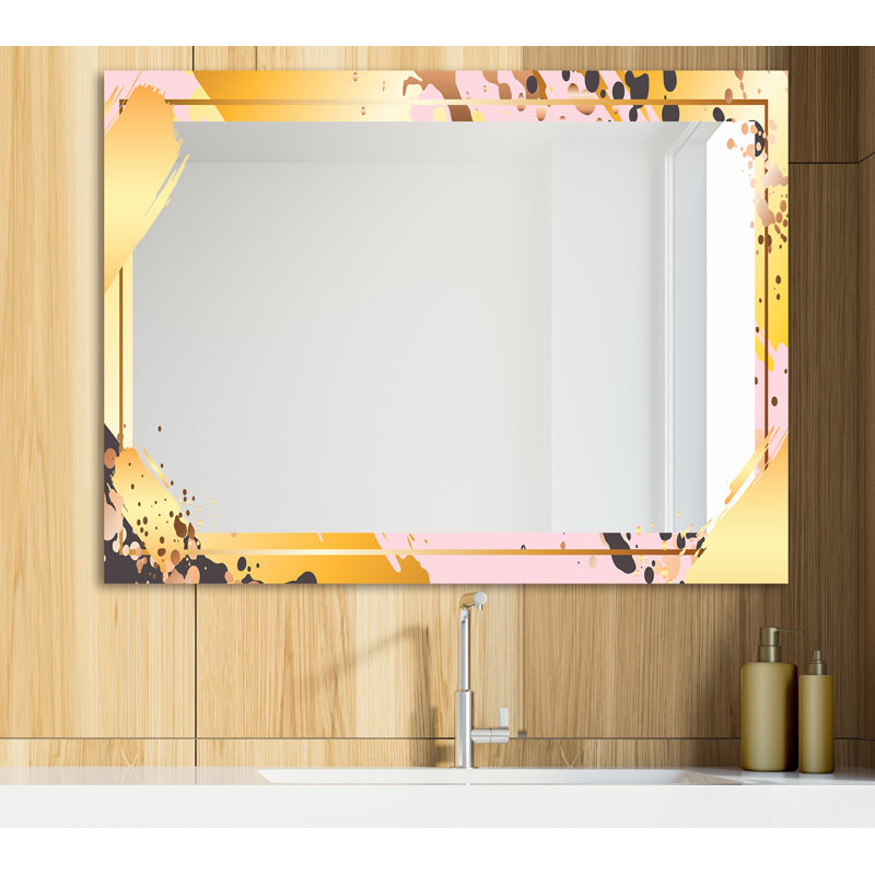Miroir de coiffeuse Playful Glam, H 29,5 po x l 39,4 po