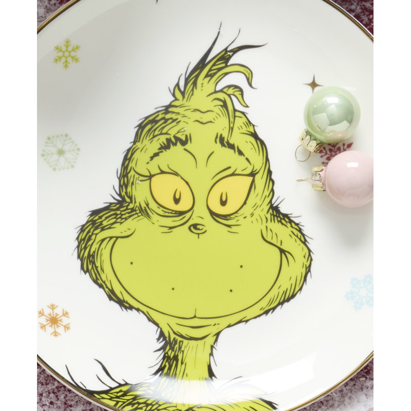 Merry Grinchmas Accent Plates, Set of 4