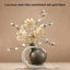 Ensemble de fleurs artificielles Creative Silver Deer