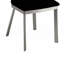 Ensemble de 2 chaises d'appoint en microfibre et en métal