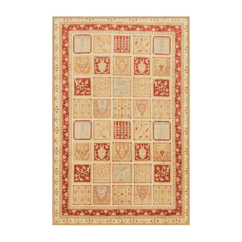 Tapis abstrait 4053, Rectangle 5 pi x 7 pi