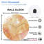 Horloge murale en verre 12 "