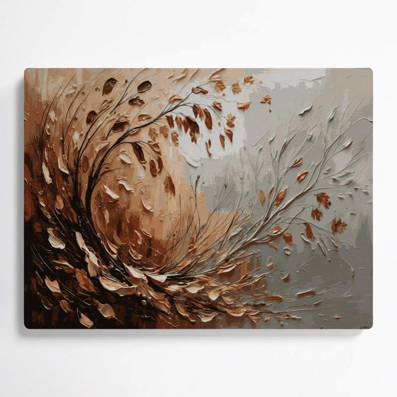 Art mural en métal gris de l'Action de grâce, tons neutres, 24" H x 36" W x 0.05" D