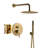 Pressure-Balanced Complete Shower System with 10-Inch Rain Shower Head, Handheld, Rough-in Valve-60135002