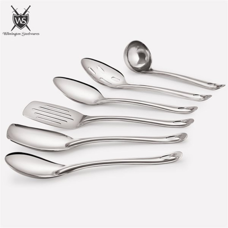 Elegant Stainless Steel 6-Piece Cooking Utensil Set