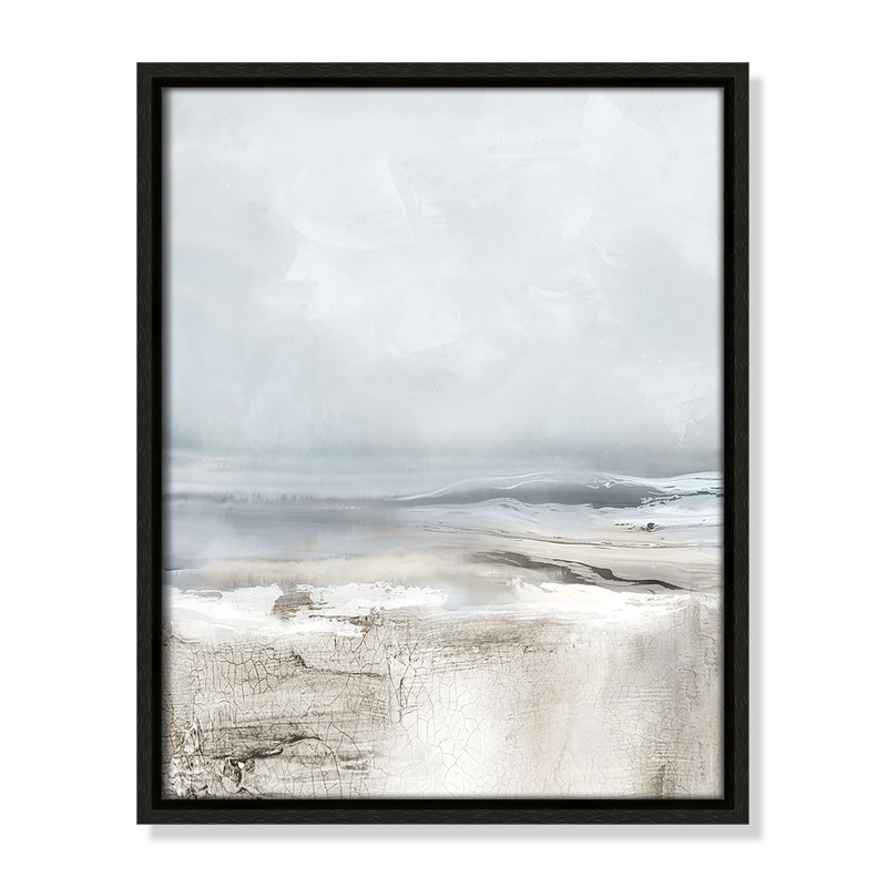 Coucher de soleil reflets - Reproduction de la version portrait par Luna Mavis, Espresso, H 15,5 po x l 12,5 po