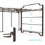 Ensemble de 2 supports de rangement pour bouteilles d'eau réglables, support de rangement pour bouteilles d'eau empilable à 2 niveaux pour comptoirs de cuisine, garde-manger, armoire, argent-687249983