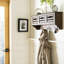 Solid + Manufactured Wood Wall Organizer
