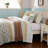 Cotton Percale Reversible Quilt Set With Decorative Pillows, Full/Queen, And Farmhouse Style, OEKO-TEX Certified-119369717-119369721
