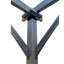 12 Ft. W x 9 Ft. D Steel Pergola with Canopy-97566302